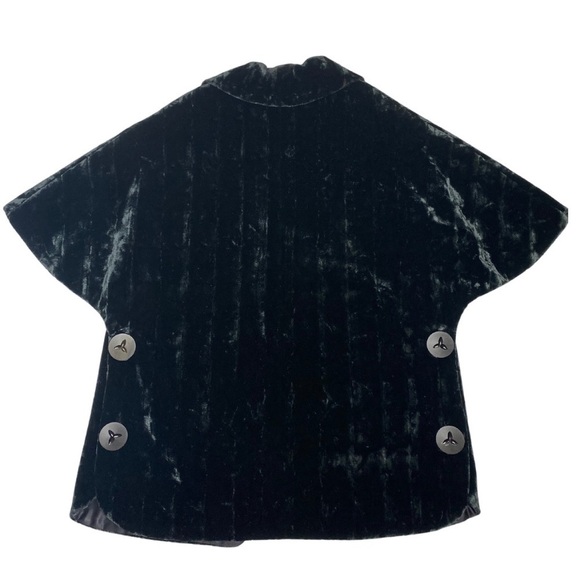 Vintage Velvet Black Cape OSFM Excellent Condition - Picture 5 of 15